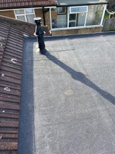 4 Completed roof surrounding boiler Flue 1 2 |