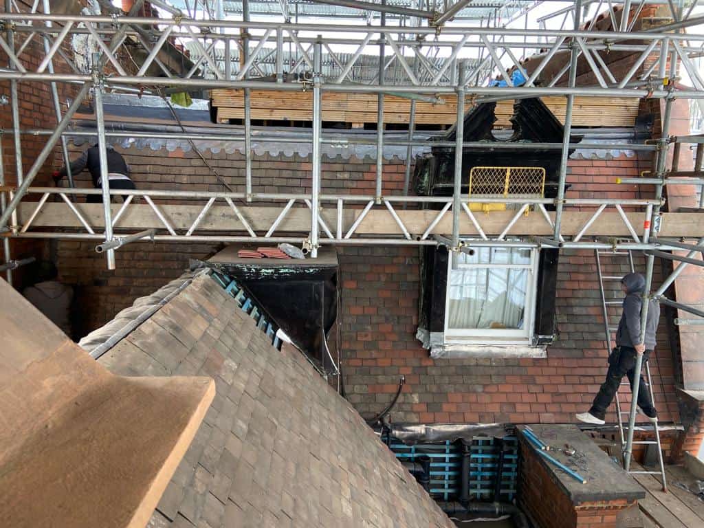 Almost completed the roof in Chelsea |