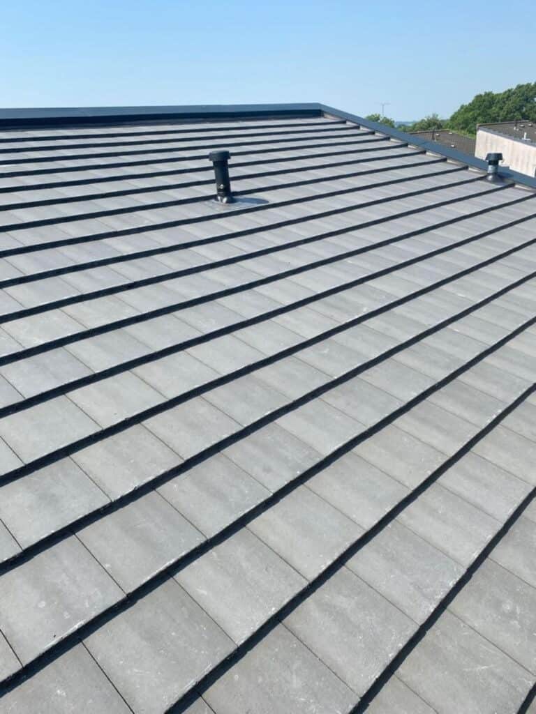 Re-roof using Mini Stonewold Tiles